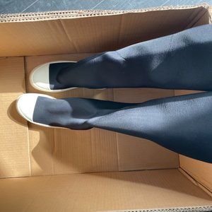 sz 38- rick owens drkshdw over the knee high ramones boot